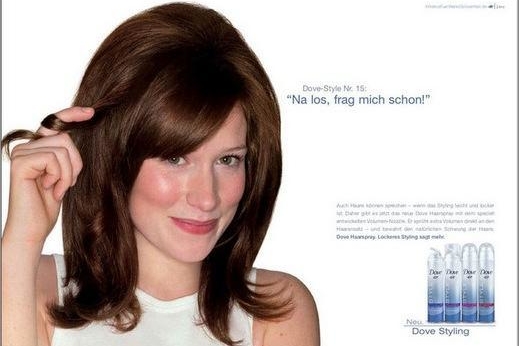 Campagne publicitaire DOVE HAIR à Paris!