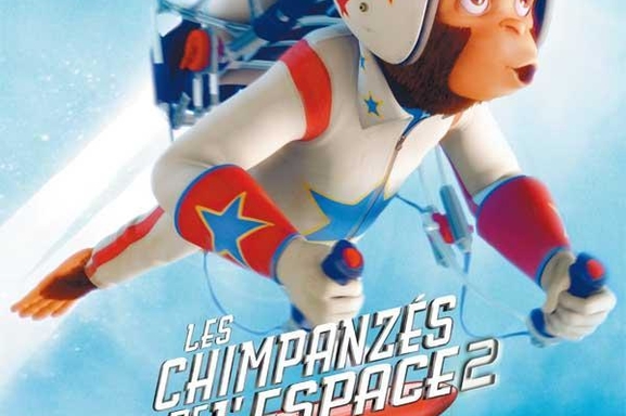 Les chimpanzés de lespace 2 en 3D !