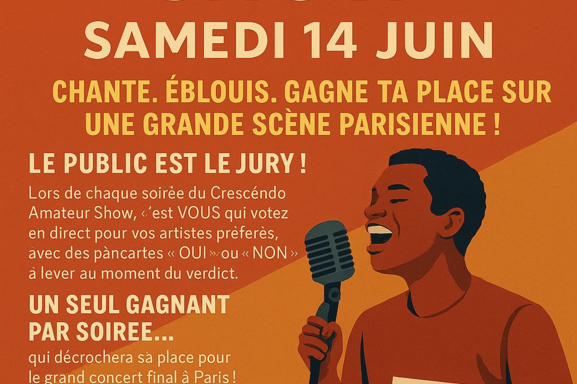 Appel à candidatures : Chanteurs et chanteuses, la scène du Crescendo Amateur Show est à vous !