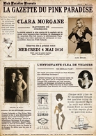 Clara Morgane vous propose un show burlesque style années 30 au Pink Paradise ce soir, on vous attend!