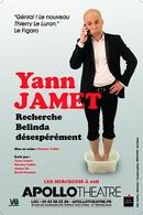 Retrouvez Yann Jamet, la talentueux imitateur et humoriste dans son nouveau spectacle “Recherche Belinda désesperément”