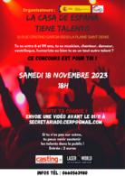 Vous avez du talent ? Venez le défendre sur scène le samedi 18 novembre lors du grand concours de La Casa de España !