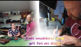 Il est autodidacte et ce qu'il fait est dingue !