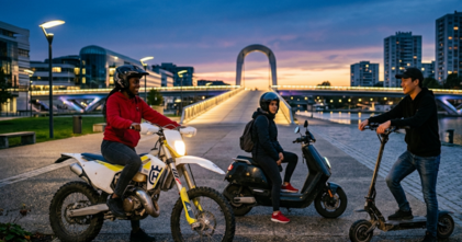 Casting figurant et figurante possédant moto cross scooter ou autre pour une série Canal+