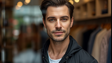 Casting modèle homme caucasien d'environ 40 ans pour shooting photo