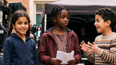 Casting enfant fille et garçon entre 6 et 10 ans pour rôle et silhouette dans série policière