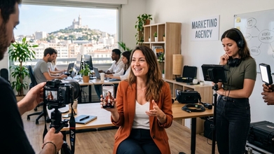 Casting acteur et actrice entre 20 e 40 ans pour tournage contenu vidéo marketing