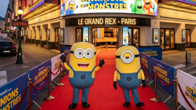 Casting homme ou femme pour incarner des mascottes lors de l'avant première au Grand Rex du nouveau film sur les Minions