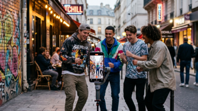 Casting figurant homme entre 18 et 23 ans pour tournage vidéos Instagram et TikTok avec un artiste