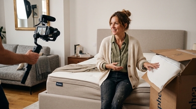 Casting actrice UGC entre 30 et 40 ans pour tournage publicité pour une marque de literie premium