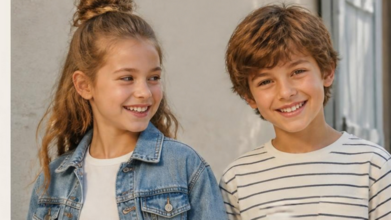 Casting enfant fille et garçon entre 8 et 10 ans pour shooting avec une marque française