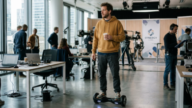 Casting homme et femme d'environ 30 ans sachant faire du hoverboard pour tournage série Canal + avec Kad Merad