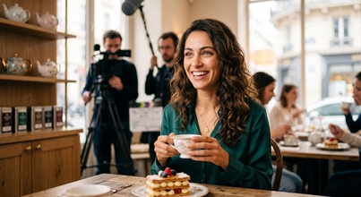 Casting modèle femme entre 23 et 35 ans pour publicité pour une marque de salons de thé et pâtisserie