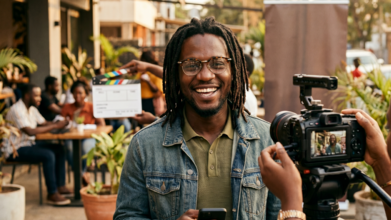 Casting homme sosie d'Egdar Davids pour tournage vidéo réseaux sociaux pour une marque de lunettes