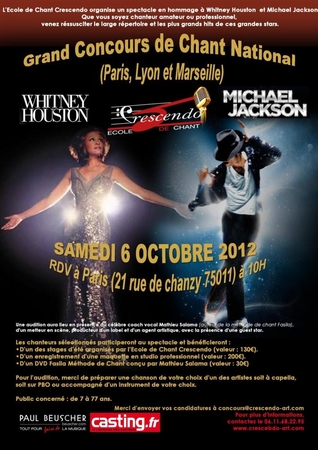 Casting.fr partenaire du concours nationale de l'Ecole Crescendo !