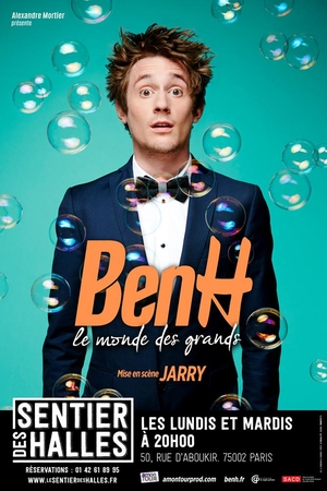 Ben H est au Point Virgule avec son One Man Show "Le monde des grands", vous connaissez le chroniqueur, l'humoriste est hilarant!