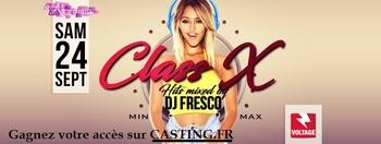 Sortez à la soirée ClassX, 30 invitations à gagner grâce à Casting.fr