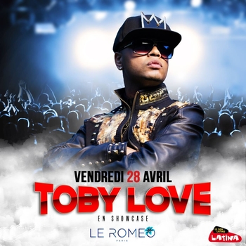 Toby Love à Paris ce vendredi, on vous invite au Roméo Club pour une soirée Latino! Demandez vos places.