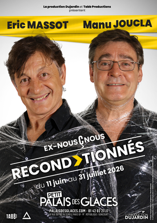 Reconditionnés : Eric Massot et Manu Joucla remontent le temps avec un humour toujours aussi mordant
