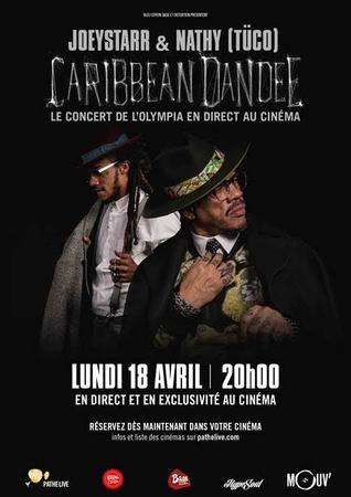 Vivez en direct et en exclusivité au cinéma le concert de Caribbean Dandee de JoeyStarr et Nathy, on vous invite!