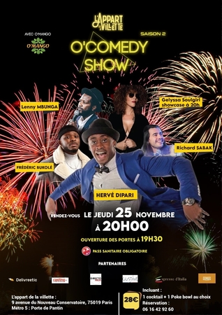 O’comedy Show, la nouvelle soirée tendance de stand up parisien! Venez rencontrer les humoristes hilarants!