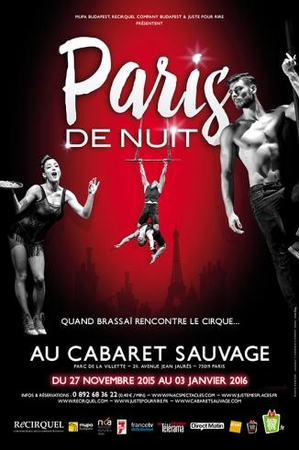 Le cabaret sauvage vous ouvre ses portes pour le spectacle "Paris de Nuit"