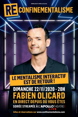 Reconfinementialisme, c’est le tout nouveau show digital du youtubeur mentaliste Fabien Olicard !