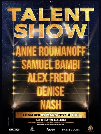 Talent Show s’installe au Théâtre Naldini, le nouveau lieu incontournable du stand-up !