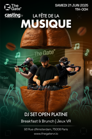 Tu es dj ? Casting.fr et The Gate VR lancent un appel à candidatures pour se produire sur scène le 21 juin à l’occasion de la Fête de la Musique ! 