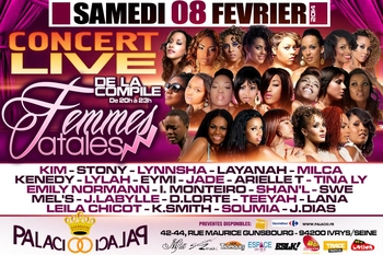 La compile des "Femmes Fatales" en concert exclusif au Palacio !