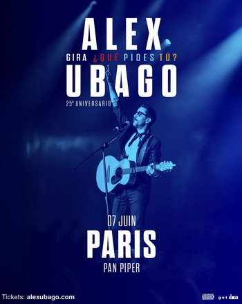 Álex Ubago à Paris : 25 ans d’une icône de la pop espagnole dans un concert intimiste