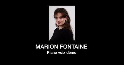 Piano Voix - Marion Fontaine 