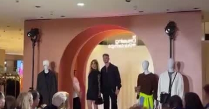 Défilé de mode pour Printemps Lyon
