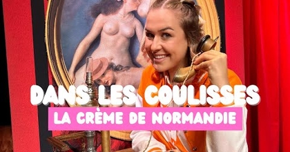 On fait des vocalises dans les coulisses du spectacle musical La crème de Normandie !