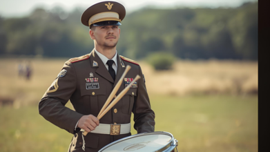 Casting homme jouant du tambour militaire pour tournage film avec Omar Sy, Vincent Cassel et François Civil